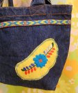 画像2: デニムトートミニ　メキシコ刺繍 (2)