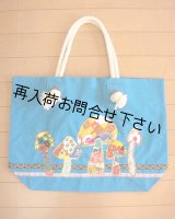 画像: きのこBIGトートBAG　BLUE